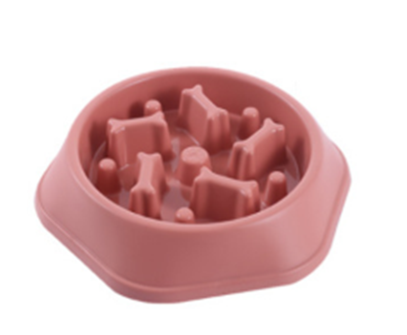 Home Style Bone Slow Feed Dog Bowl – Anti-Choke Feeding Bowl for Dogs