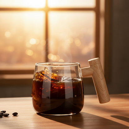 Self-Stirring Coffee Mug with One-Touch Auto Mixing